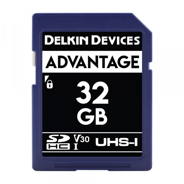 Delkin Devices 32GB Secure Digital (SDXC) 633X UHS-I -  Memory Card