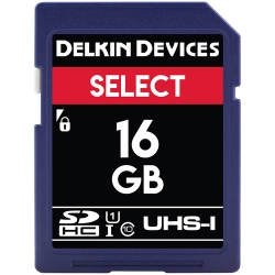 product Delkin Select 16GB Secure Digital (SDHC) UHS-1 - Memory Card