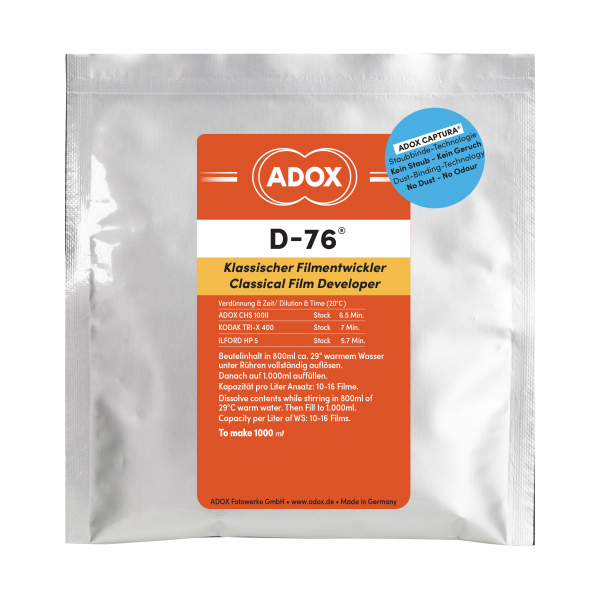 Adox D-76 B&W Film Developer Dust Free Powder - Makes 5 Liters