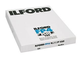 product Ilford FP4+ 125 ISO 4x5/25 sheets