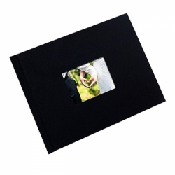 Pinchbook Photo Book - 8.5x11 Landscape Black Leather 