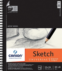 product Canson Universal Sketch Pad Uncoated Paper for Alternative Process - 11x14/100 Sheet Pad