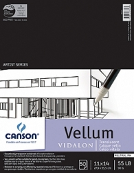 Canson Vidalon Vellum Pad <br>- 11x14/50 sheets