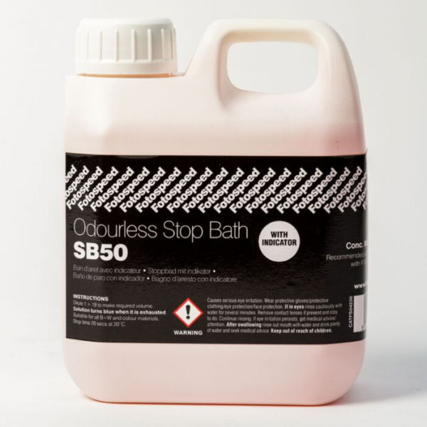 Fotospeed SB50 Odorless Indicator Stop Bath - 1 Liter