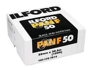 product Ilford Pan F+ 50 ISO 35mm x 100 ft.