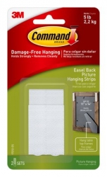 product 3M Command™ Easel Back Picture Hanging Strips - 2 Pack