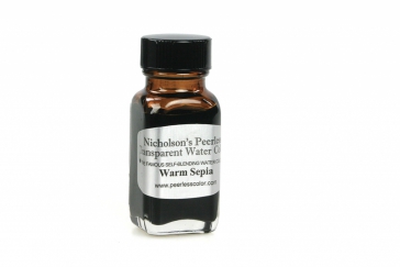 Peerless Black and White (Liquid) Spotting Dye - Warm Sepia 1 oz