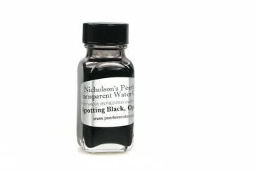 product Peerless Black and White (Liquid) Spotting Dye - Black Opaque 1 oz