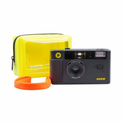 product Dubblefilm SHOW 35mm Reusable Camera with Flash - Black 