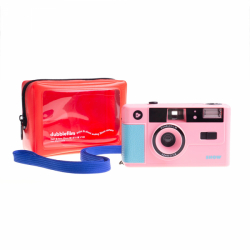 Dubblefilm SHOW 35mm Reusable Camera with Flash - Pink