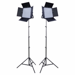 Interfit Studio Essentials 600 Daylight LED Panel 2-Light Kit