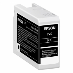 product Epson 770 UltraChrome PRO10 Photo Black Ink Cartridge for P700 - 25ml