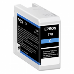 product Epson 770 UltraChrome PRO10 Cyan Ink Cartridge for P700 - 25ml