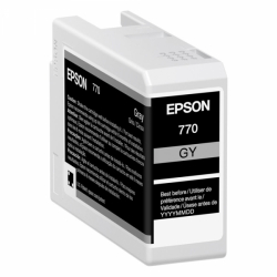 product Epson 770 UltraChrome PRO10 Gray Ink Cartridge for P700 - 25ml