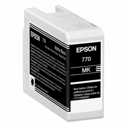 product Epson 770 UltraChrome PRO10 Matte Black Ink Cartridge for P700 - 25ml