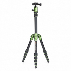 product MeFoto Metallic BackPacker Travel Tripod - Green - CLOSEOUT