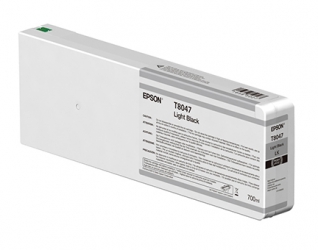 product Epson UltraChrome HD Light Black Ink Cartridge (T804700) for P Series Printers - 700ml
