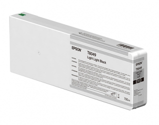 Epson UltraChrome HD Light Light Black Ink Cartridge (T804900) for Epson P Series Printers