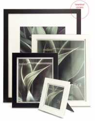 product Framatic Modern 16x20 Frame Black with 11x14 Mat