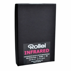 product Rollei Infrared 400 ISO 4x5/25 Sheets