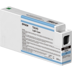 Epson UltraChrome HD Light Cyan Ink Cartridge (T596500) for P Series Printers - 350ml