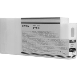 Epson UltraChrome HD Matte Black Ink Cartridge (T596800) for P Series Printers - 350ml