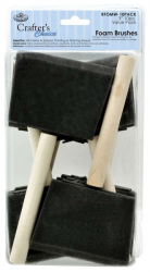 Crafter's Choice Foam Brush 3" - 10 Pack