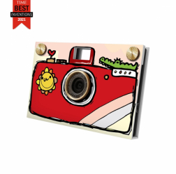 product Paper Shoot Camera 18MP - Hand Drawing Red