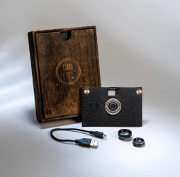 product Paper Shoot Camera Set 18MP - Cork Leather Black