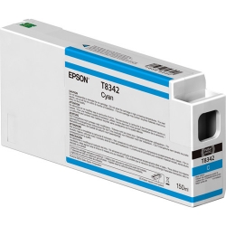 Epson UltraChrome HD Cyan Ink Cartridge (T834200) for P Series Printers  - 150ml