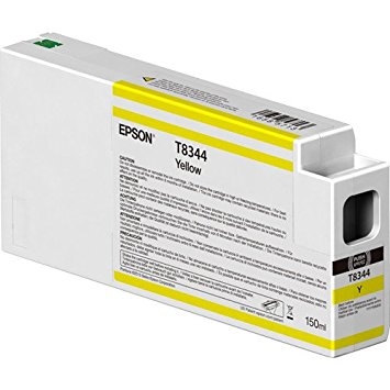 Epson UltraChrome HD Yellow Ink Cartridge (T834400) for P Series Printers - 150ml