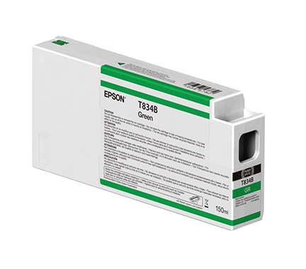 Epson UltraChrome HDX Green Ink Cartridge (T834B00) for P Series Printers - 150ml