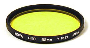 product Hoya Filter HMC Yellow K2 62mm