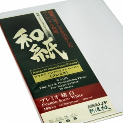 product Awagami Premio Kozo Inkjet Paper - 180gsm A5/10 Sheets