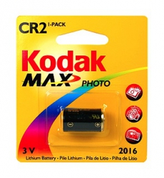 KODAK MAX Lithium KCR2 3 Volt Battery