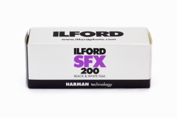 Ilford SFX 200 ISO 120 size