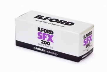 product Ilford SFX 200 ISO 120 size (Extended-Red Sensitivity)