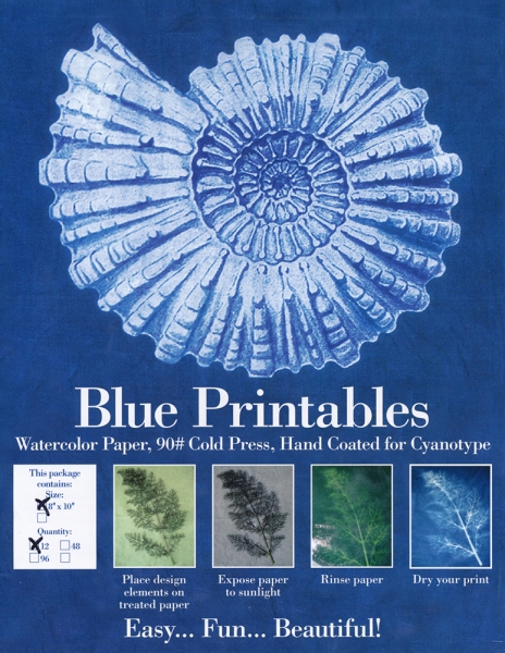 Blueprint Printables Design & Print Pre-Coated Cyanotype