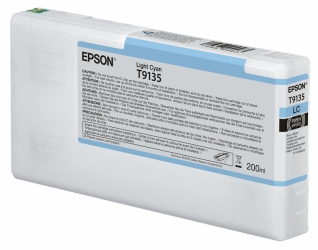 Epson UltraChrome HD Light Cyan Ink Cartridge (T913500 ) for SureColor® P5000