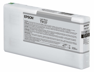 product Epson UltraChrome HD Light Black Ink Cartridge (T913700 ) for SureColor® P5000 - 200ml