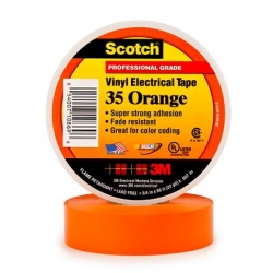 product 3M Scotch® Vinyl Electrical Tape 35 - 3/4 in. x 66 ft. - Orange