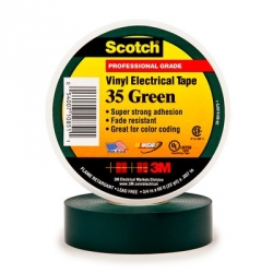 product 3M Scotch® Vinyl Electrical Tape 35 - 3/4 in. x 66 ft. - Green