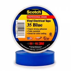 product 3M Scotch® Vinyl Electrical Tape 35 - 3/4 in. x 66 ft. - Blue