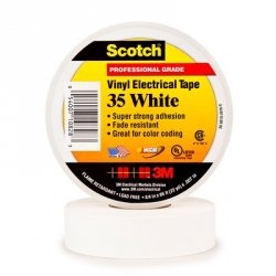 product 3M Scotch® Vinyl Electrical Tape 35 - 3/4 in. x 66 ft. - White