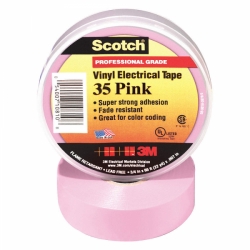 product 3M Scotch® Vinyl Electrical Tape 35 - 3/4 in. x 66 ft. - Pink