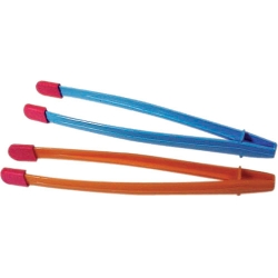 Arista Plastic Print Tongs with Rubber Tips (Set of 2)
