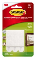 3M Command™ Medium Picture Hanging Strips - 6 pack 