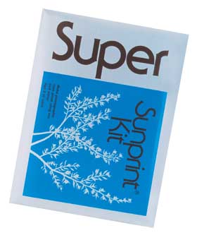 Sunprint Kit with Plex 4x4 in. - 12 sheets