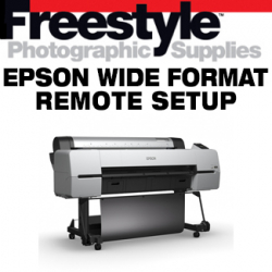 product Freestyle Remote Setup - Epson Wide Format Printer