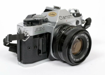 product Canon AE-1P Program 35mm SLR Film Camera w/ 50mm F/1.8 Lens - Refurbished